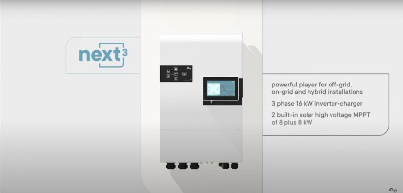 Studer Innotec Next 3 - smart inverter charger with advanced interface