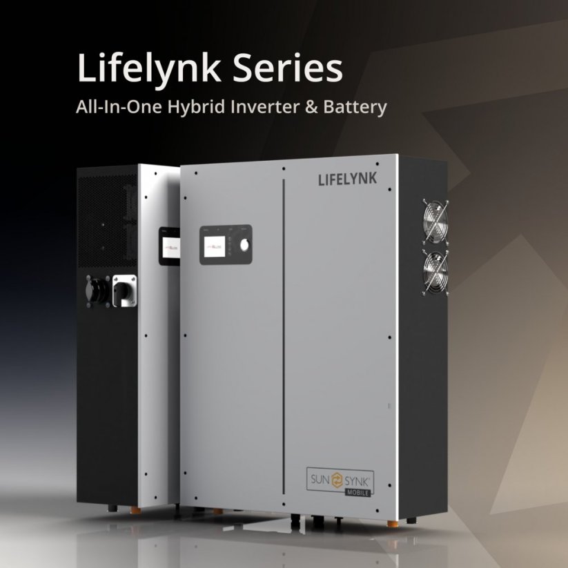 O inversor híbrido Sunsynk Lifelynk X 3,6 kW